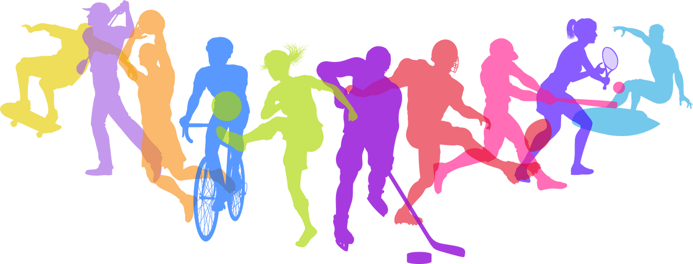 Sports Active Fitness Sport Silhouettes People